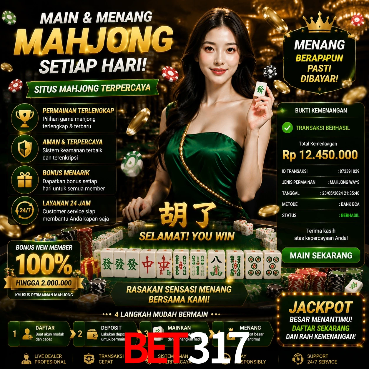 Ganhar e sacar na bet317